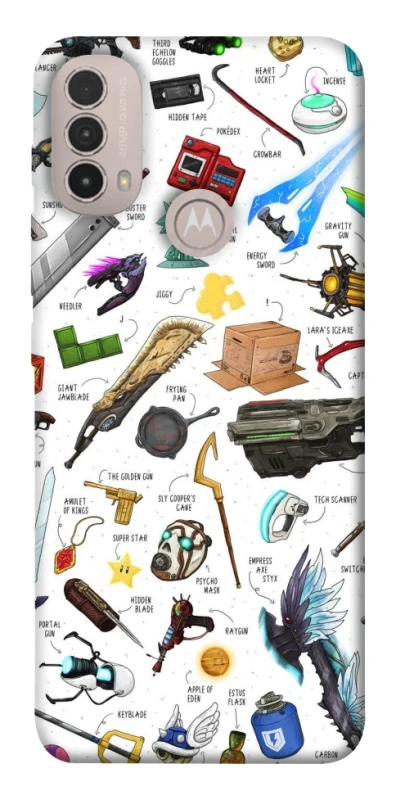 Чехол на Motorola Moto E40 Equipment ver.2 фото 1 из 1