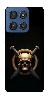 Чохол на Motorola Edge 60 Stylus Golden Skull фото 1 з 1