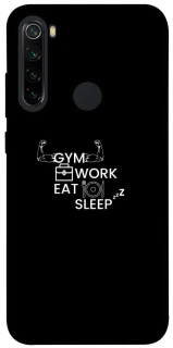 Чохол на Xiaomi Redmi Note 8 Gym v2 фото 1 з 1