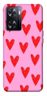 Чехол на OnePlus Nord N20 SE Red hearts 2 фото 1 из 1
