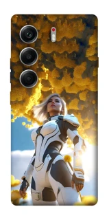 Чехол на Tecno Camon 40 Cyber space girl ver.3 фото 1 из 1