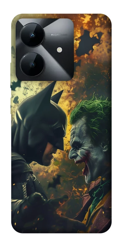 Чехол на Realme Note 60x Batman and the Joker фото 1 из 1
