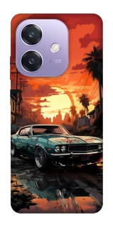 Чехол на Oppo A3 4G Car at sunset фото 1 из 1