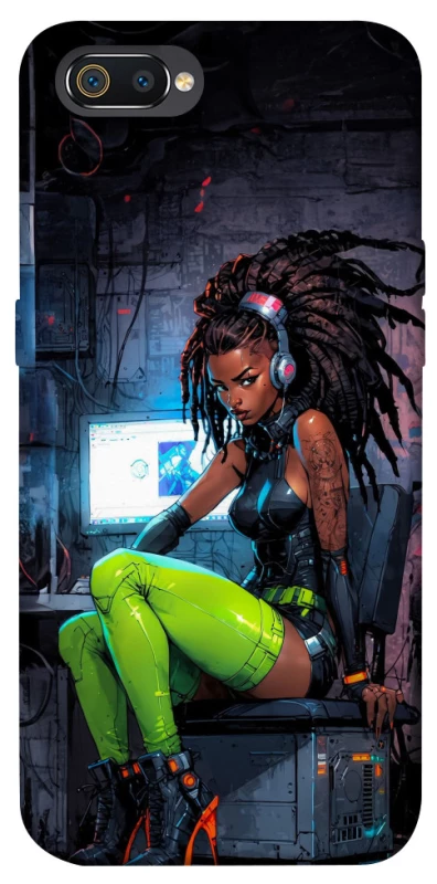 Чехол на Realme C2 Cyber girl фото 1 из 1