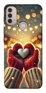 Чехол на Motorola Moto E40 Heart in hand фото 1 из 1