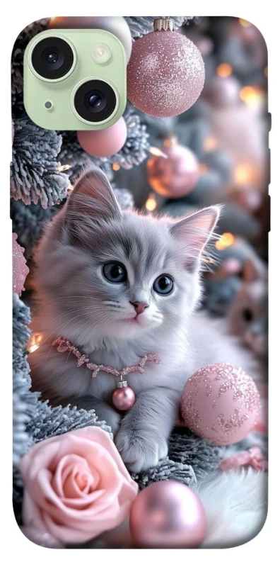 Чохол на Apple iPhone 15 Plus (6.7") Christmas Kitty фото 1 з 1