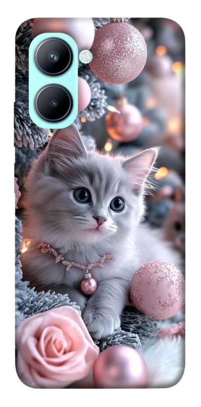 Чохол на Realme C33 Christmas Kitty фото 1 з 1