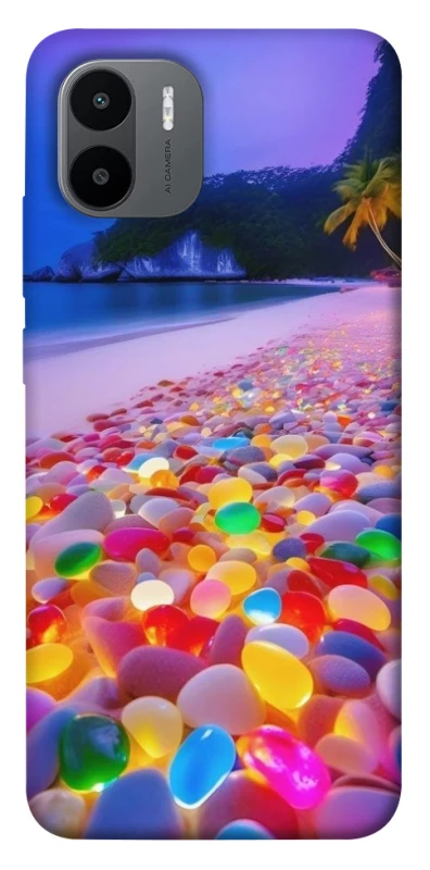 Чохол на Xiaomi Redmi A1+ / Poco C50 / A2+ Каміння світиться на березі фото 1 з 1