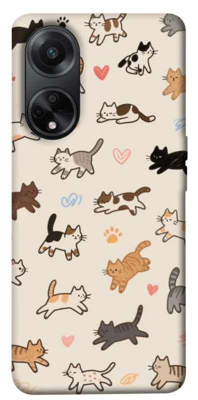 Чехол на Oppo A98 Cat style ver.2 фото 1 из 1
