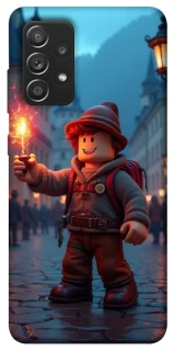 Чехол на Samsung Galaxy A52 4G / A52 5G Roblox Fire Logo Blue Flames фото 1 из 1