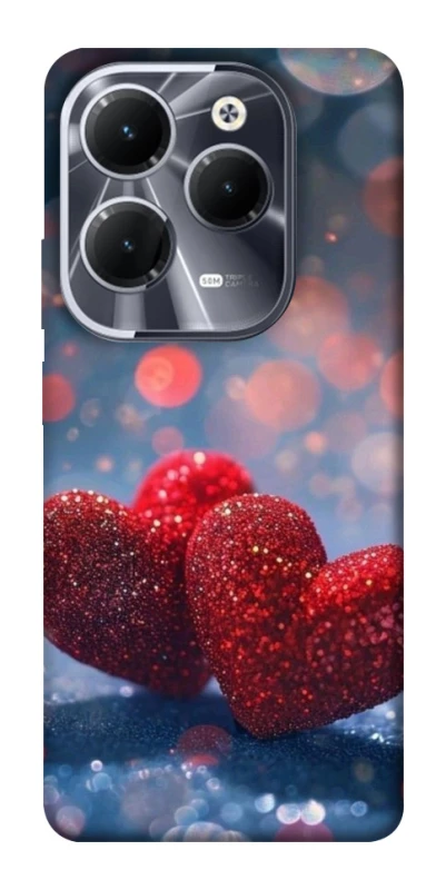Чохол на Infinix Hot 40 Red hearts фото 1 з 1