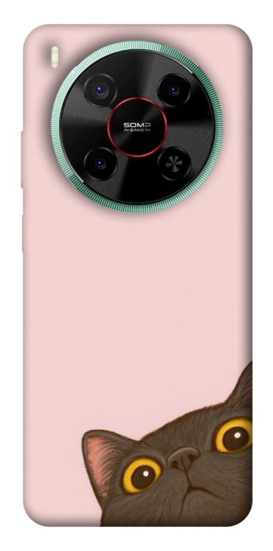 Чохол на ZTE Nubia V70 Max Peeping cat фото 1 з 1