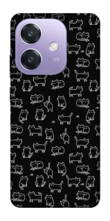 Чохол на Oppo A3 4G Black Cats фото 1 Чохол на Oppo A3 4G Black Cats фото 1 з 1