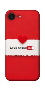 Чехол на Apple iPhone 17e (6.1") Love Mode ON фото 1 из 1