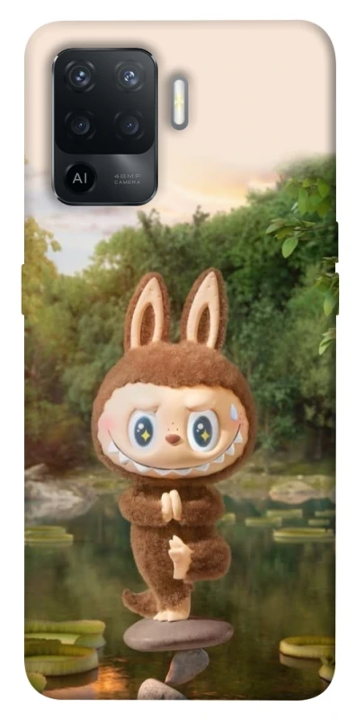 Чохол на Oppo Reno 5 Lite Labubu Yoga фото 1 з 1