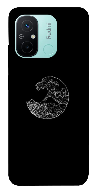Чохол на Xiaomi Redmi 12C / Poco C55 Black tsunami фото 1 з 1