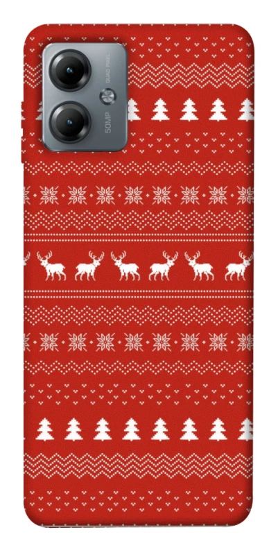 Чохол на Motorola Moto G14 Новорічний v12 фото 1 з 1