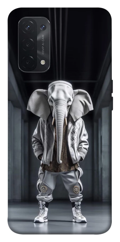 Чехол на Oppo A54 5G / A74 5G Слон v2 фото 1 из 1