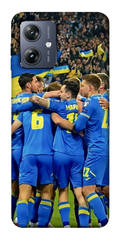 Чехол на Motorola Moto G54 Сборная Украины v3 фото 1 из 1