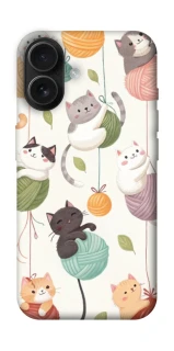 Чохол на Apple iPhone 16 Funny Kittens фото 1 з 1