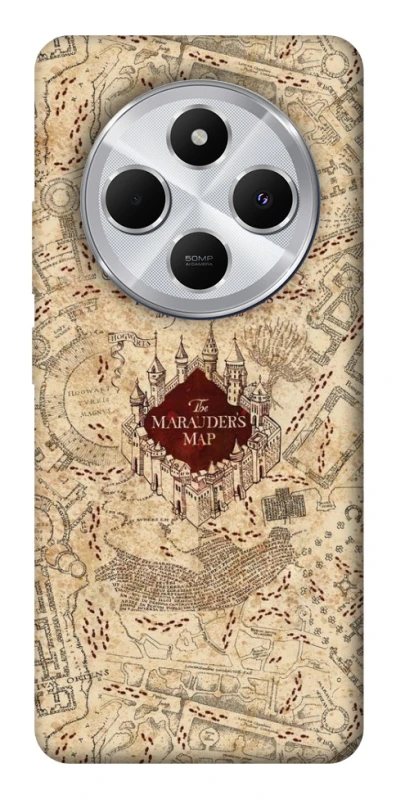 Чохол на Xiaomi Redmi 14C / Poco C75 Harry Potter Marauder's Map фото 1 з 1