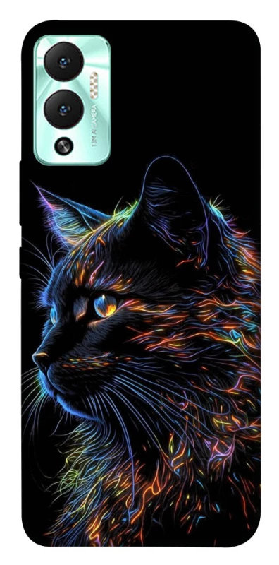 Чехол на Infinix Hot 12 Play Черный кот фото 1 из 1