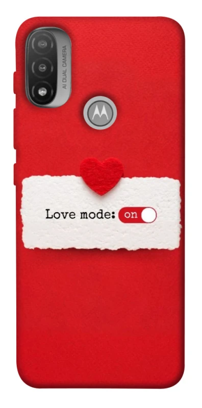 Чохол на Motorola Moto E20 Love Mode ON фото 1 з 1