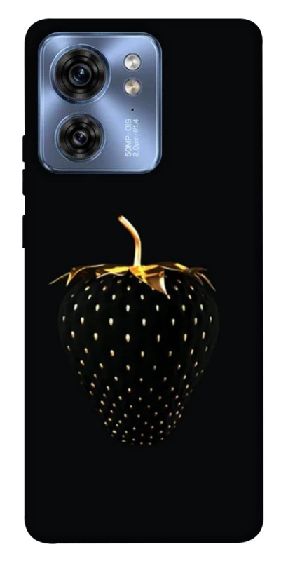 Чохол на Motorola Edge 40 Чорна полуниця фото 1 з 1