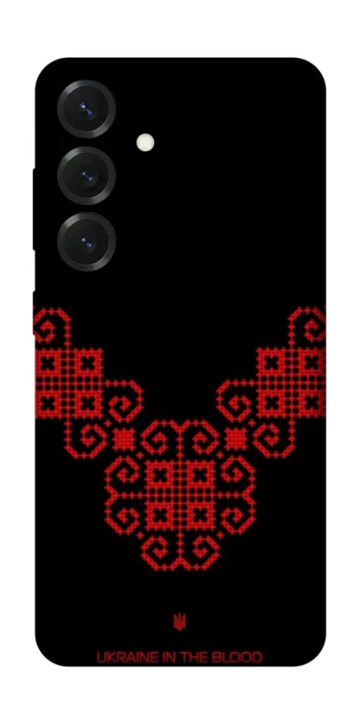 Чохол на Samsung Galaxy S26+ Чорно-червона вишиванка фото 1 з 1