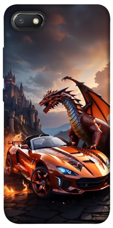 Чохол на Xiaomi Redmi 6A Сar and dragon фото 1 з 1