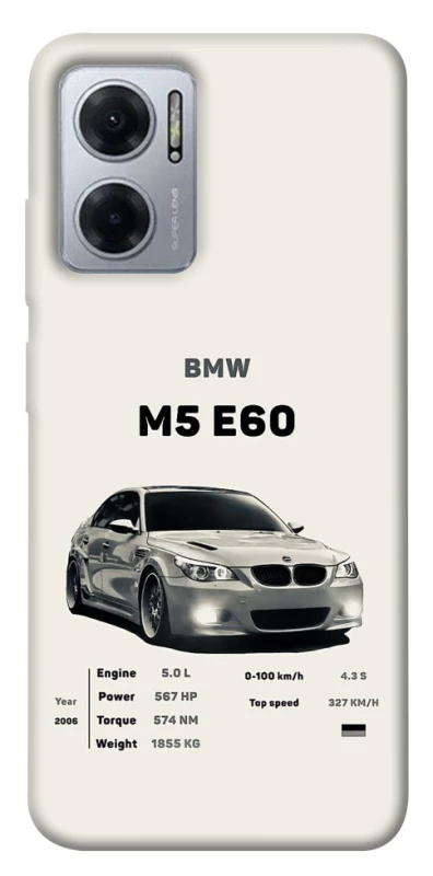 Чохол на Xiaomi Redmi Note 11E BMW M5 E60 фото 1 з 1