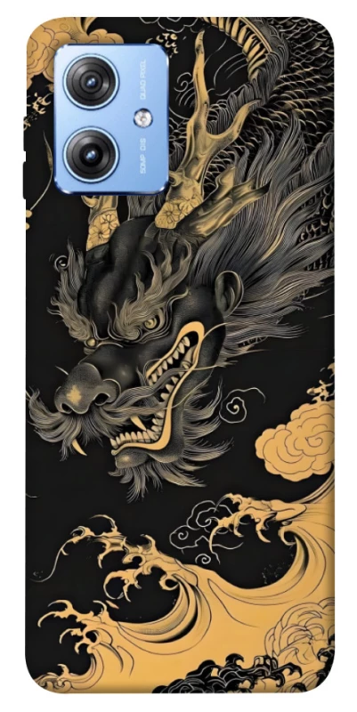 Чохол на Motorola Moto G84 gold dragon фото 1 з 1