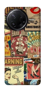 Чохол на Infinix Note 50 Pro Retro collage ver.2 фото 1 з 1