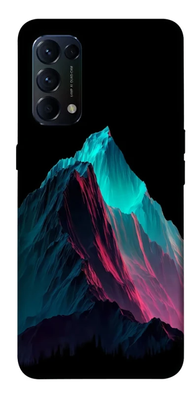 Чехол на Oppo Reno 5 4G Neon mountains фото 1 из 1