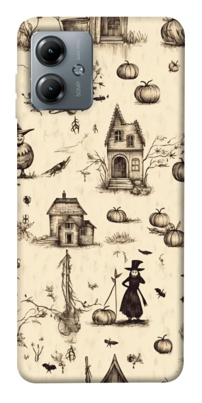Чохол на Motorola Moto G14 Halloween aesthetic ver.1 фото 1 з 1