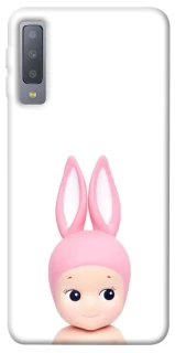 Чехол на Samsung A750 Galaxy A7 (2018) Minimal Bunny Peek фото 1 из 1