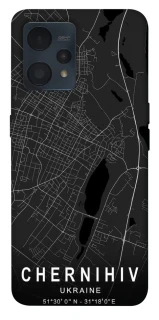 Чохол на Realme 9 4G / 9 Pro+ Chernihiv map фото 1 з 1