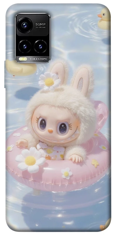 Чохол на Vivo Y21 / Y33s Labubu swimming фото 1 з 1