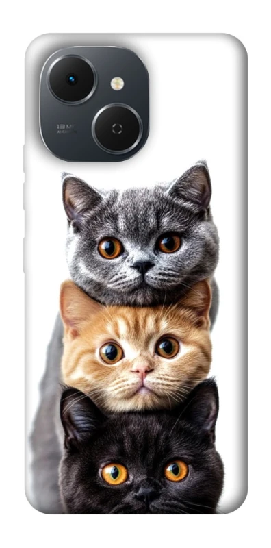 Чехол на TECNO Spark 40C Красивые котики фото 1 из 1