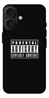 Чохол на Apple iPhone 17 (6.3") Parental Advisory Label фото 1 з 1