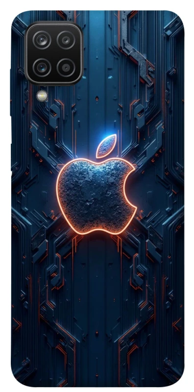 Чохол на Samsung Galaxy A12 Apple logo ver.1 фото 1 з 1