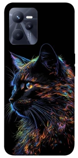 Чехол на Realme C35 Черный кот фото 1 из 1