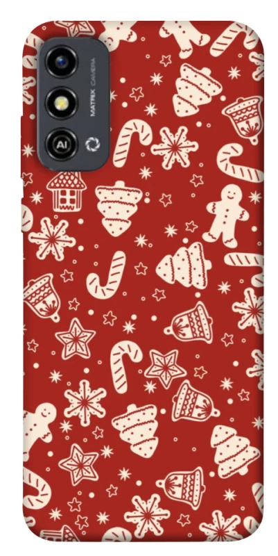 Чохол на ZTE Blade A53 Новорічний v3 фото 1 з 1