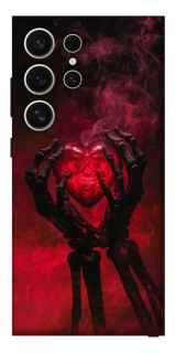 Чехол на Samsung Galaxy S25 Ultra Heart in the hands of a skeleton фото 1 из 1