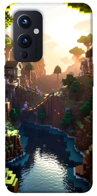Чехол на OnePlus 9 Minecraft sunset фото 1 из 1