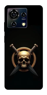 Чехол на ZTE Blade V50 Vita Golden Skull фото 1 из 1