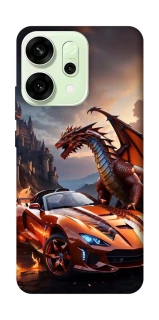 Чохол на Oppo Reno 14 Сar and dragon фото 1 з 1