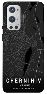 Чехол на OnePlus 9 Pro Chernihiv map фото 1 из 1
