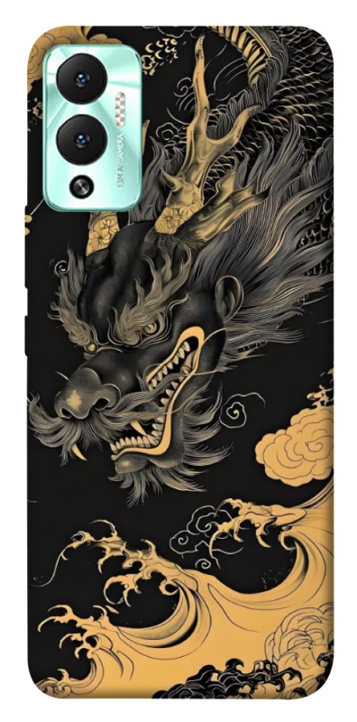 Чохол на Infinix Hot 12 Play gold dragon фото 1 з 1