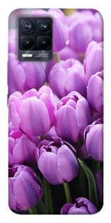 Чехол на Realme 8 Фиолетовые тюльпаны фото 1 из 1